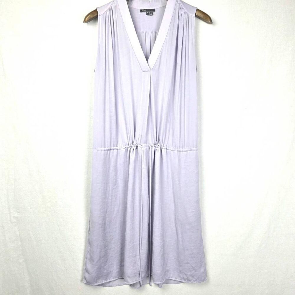 EUC Vince Lavender Sleeveless V-Neck Knee Length Dress